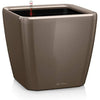 LECHUZA QUADRO Premium LS 50 taupe high gloss 16285