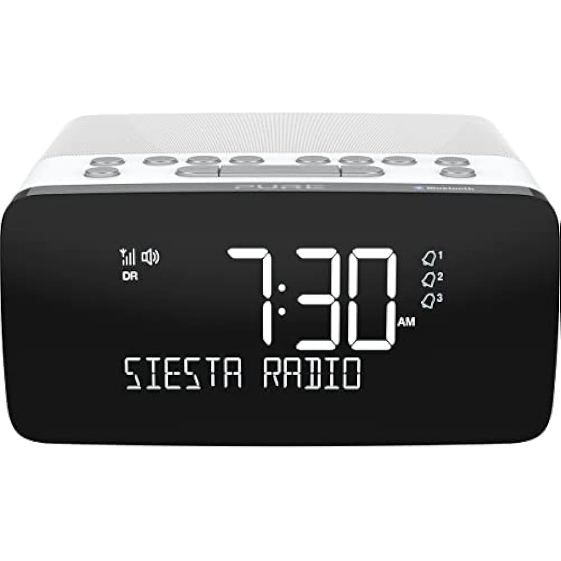 Pure Digital Radio Alarm Clock, Acrylonitrile Butadiene Styrene (ABS), Polar, One Size