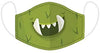 Reusable Face Covering - Non Medical - Size Small Twin Pack (Green Monster)
