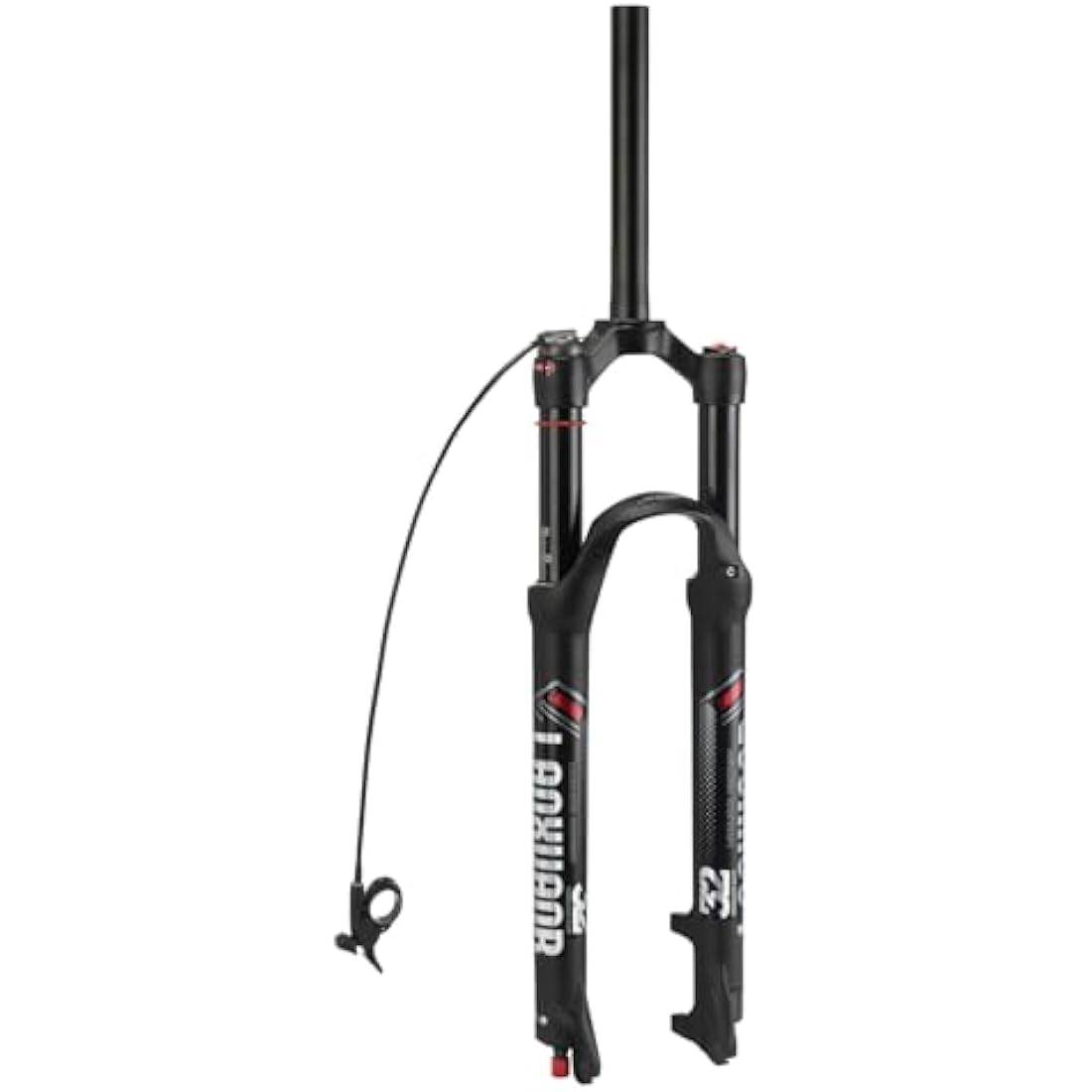 LANXUANR 26/27.5/29 Inch Mountain Bike Fork Rebound Adjustment,Air Supension Front Fork 100mm Travel,9mm Axle,Disc Brake