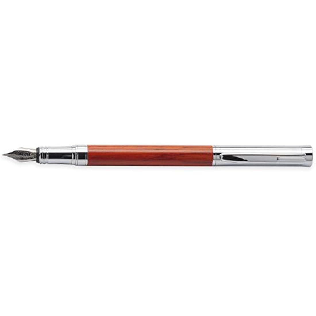 LACHIEVA Luxury Rosewood Fountain Pen with Elegant Wood Box Pack Germany Schmidt"FINE" Size Nib- Perfect for Gifts