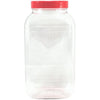 Pack of 10 Large Empty Clear Plastic Jars with Screw lids for Sweets by Britten & James®. Sweetshop Style 4.5litre Capacity. Great for Parties, Weddings, Kitchen Food Storage, Flour, Cereals, Pasta.