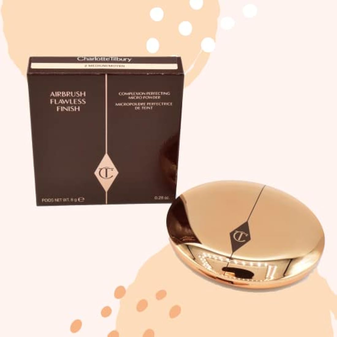 Charlotte Tilbury Airbrush Flawless Finish Skin Perfecting Micro Powder MEDIUM by CHARLOTTE TILBURY