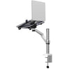 Thingy Club Adjustable Aluminium Universal Single Arm Laptop/Tablet Stand Desk Mount Bracket for 10"-15.6" Laptop with Adjustibility (Tilt ±15°|Swivel 180°|Rotate 360°)