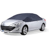 Cartrend 70338 Half car cover "New Generation", weatherproof, size S, polyester blue, for VW Polo and similar models