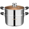 VENTION Stainless Steel Steamer Cooking 20cm for Induction Hob, Vegetable Steamer Pan, Couscous Pot 2.7 L