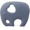 PREMYO Teething Toy for Baby Teether Silicone - Soothes Sore Gum Pain - Easy to Grab BPA Free Elephant Grey