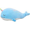 Vintoys Narwhal Unicorn Whale Soft Toy Plush Hugging Pillow Animal Fish Plush Toy Blue 21"