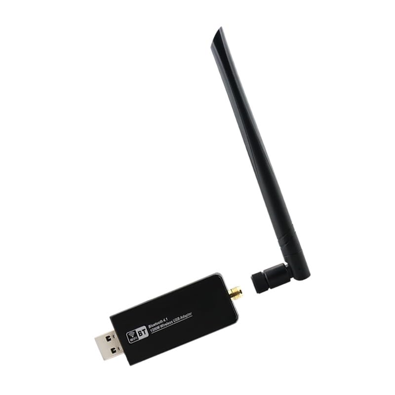 JAPOO RTL8822BU Usb Wifi Bluetooth Adapter For Pc, AC1200M Wireless WiFi for Laptop Computer, Wireless Network Adapter for PC with 5.8G/2.4G High Gain