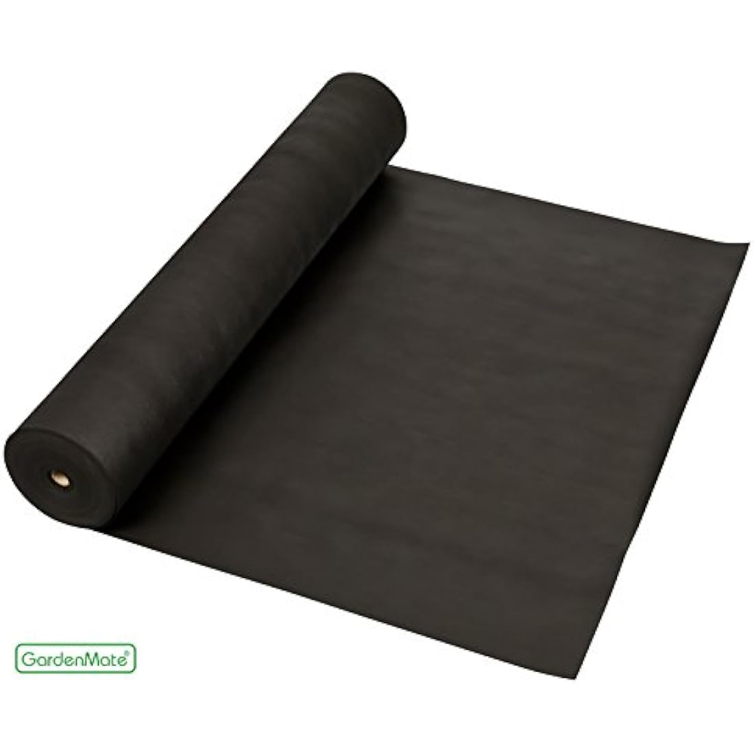 GardenMate 1m x 50m Roll non-woven weed control fabric - UV stabilised black 150gsm landscape ground cover membrane