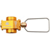 Tiardey Camping Gas Saver,Gas Converter Shifter Refill,Butane Gas Cartridge Convertor Shifter Adapter Valve (Golden)