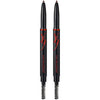 ybf Beauty Universal Automatic Eyebrow Pencil Duo - For All Natural Hair Colors & Skin Tones - Dual-Ended Brow Pencil With Spoolie Brush - Paraben-Free and Cruelty-Free - Taupe - 2 x 0.005 Oz