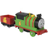 Thomas & Friends Motorized Toy Train Percy Battery-Powered Engine with Tender for Pretend Play Preschool Kids Ages 3+ Years, HDY60