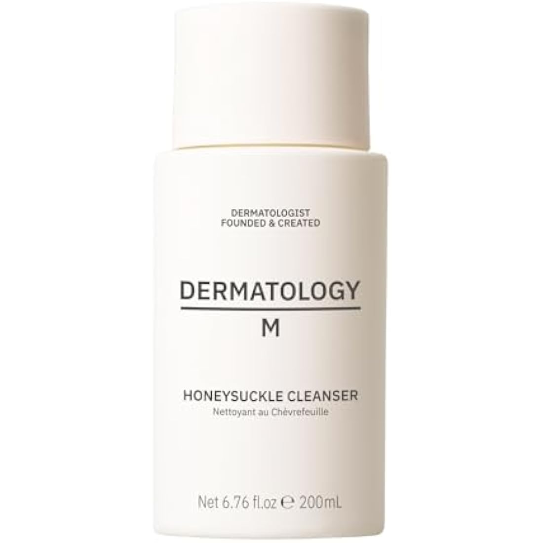 Dermatology M Honeysuckle Cleanser | Soothing, Soap-Free Face Wash with Herbal Extracts for Balanced, Hydrated Skin - Suitable for Sensitive Skin Prone to Acne, Eczema, and Redness