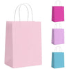 GIFTSAY Pink Party Bags 30 Pcs Paper Gift Bags for Kids Party, Paper Bags with Handles, Small Gift Ideal for Birthday, Wedding, Baby Shower, 15×8×21 CM