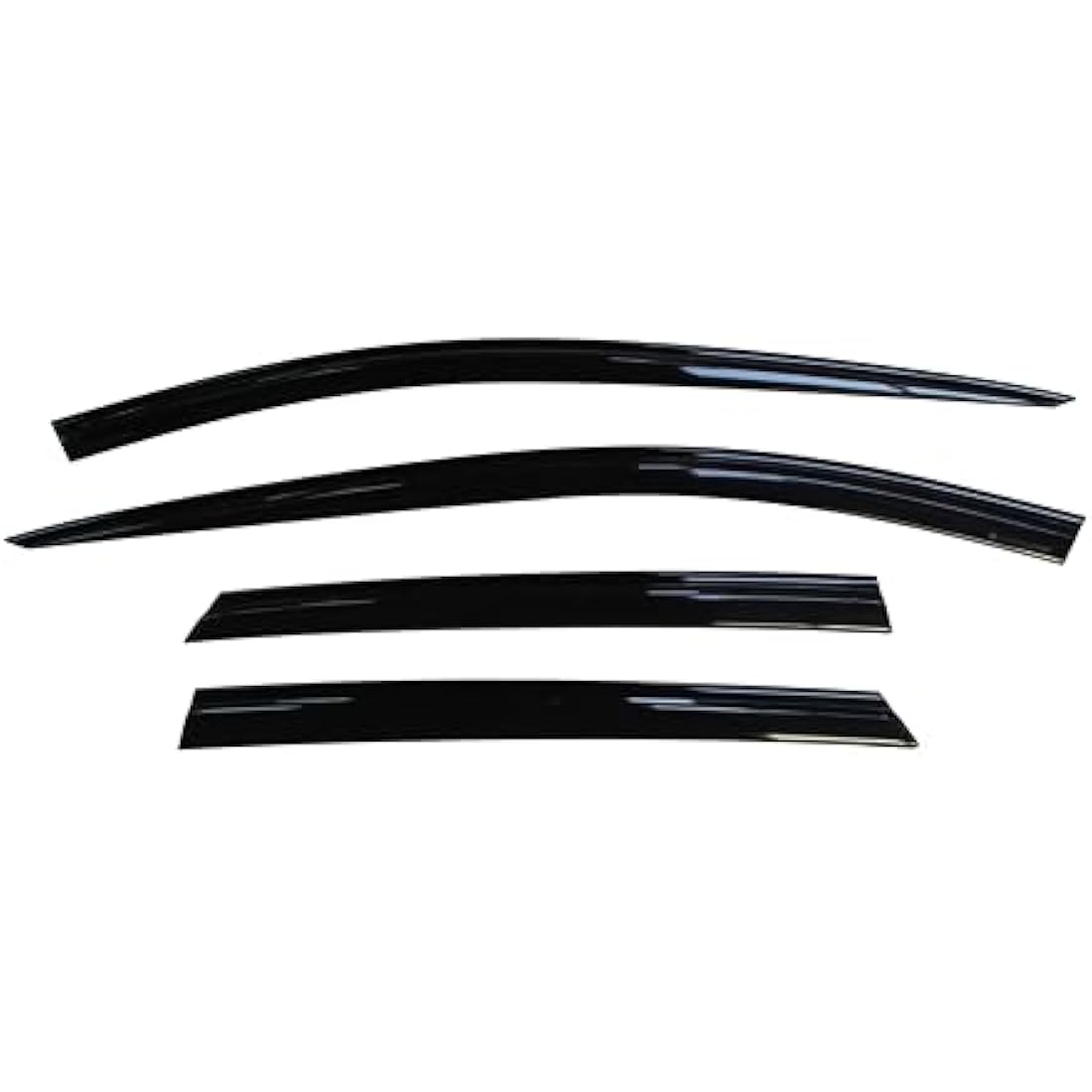 AUTO CLOVER Wind Deflectors Set for Ford Ranger 2012+ (4 pieces)