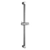 OFFO Shower Riser Rail, 60cm Wall Mounted Shower Rail Adjustable Distance 26 to 59cm with Handheld Shower Head Holder Replacement for Shower, Chrome