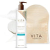 VITA LIBERATA, Fabulous Gradual Tanning Lotion 400ml & Dual Sided Self Tanner Mitt, Super Hydrating Hyaluronic Acid, Designed for Face & Body, Buildable Formula, Streak Free, Lasting Finish