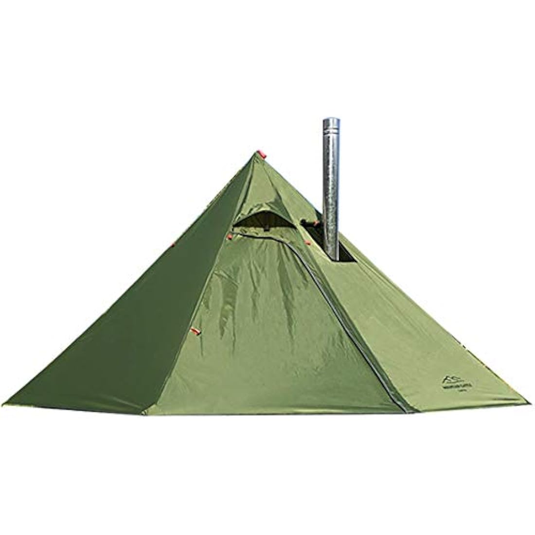 PRESELF 3 Person Lightweight Tipi Hot Tent with Fire Retardant Flue Pipes Window Teepee Tents for Family Team Outdoor Backpacking Camping Hiking