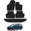 Seat Alhambra (2010+) [7 Seat] Car Mats Accessories Tailored Fit Carpet Floor Mats Non Slip Black Trim Full Coverage Compatible Accessory Front Rear Set Anti Slip Granulated Backing Clips