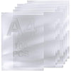 100 Grip Seal Bags 9" x 12.75" (A4) | Reusable Strong Zip Lock | Small Clear Resealable Plastic Bags | Polythene Packaging for Food Storage, Jewellery - by Sabco (9" x 12.75")