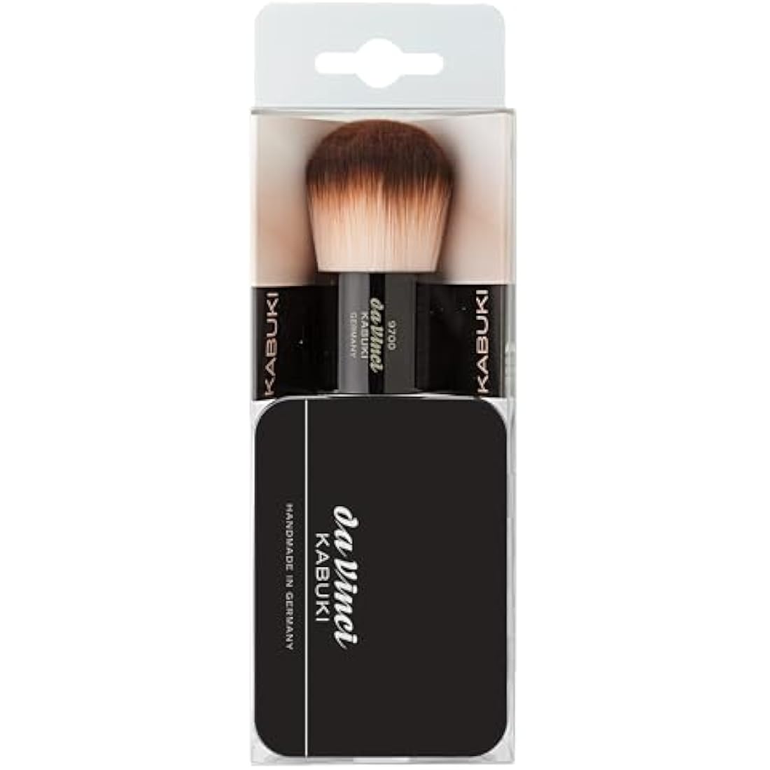 da Vinci KABUKI POWDER BRUSH / synthetic fibre / vegan / with travel box / handmade in germany
