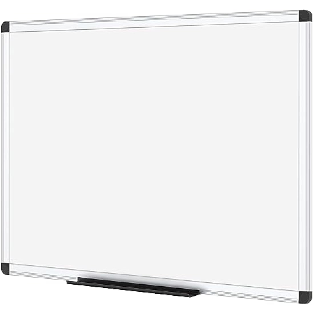 VIZ-PRO Magnetic Whiteboard Silver Aluminium Frame, W90xH60CM