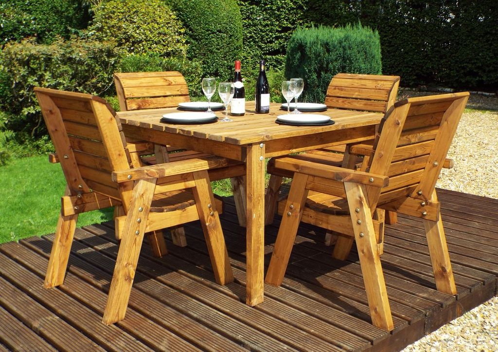 Four Seater Square Table Set