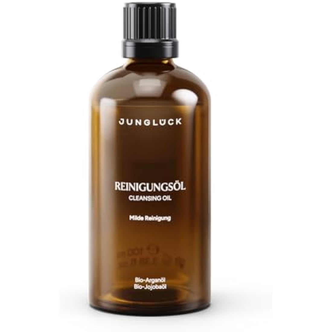 JUNGLÜCK Cleansing Oil | 100 ml Cleansing Oil with nourishing argan oil, jojoba oil & castor oil | Vegan and additive-free | Made in Germany