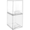 Stackable Makeup Organiser and Storage,Clear Acrylic Cosmetic Drawers with Handles for Dressing Table,Under Counter,Kitchen Cabinets,Pantry, Home Organisation and Storage