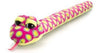 Keel Toys 100cm Sparkle Eyes Pink & Green Snake Soft Toy
