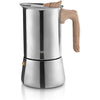 Sivaphe Moka Pot Espresso Maker, Stovetop Coffee Makers, Induction Hob Stainless Steel 6 Italian Cup 300ml 1-2 Mug