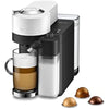 Nespresso Vertuo Lattissima Coffee Machine by De'Longhi for Vertuo Coffee Pods, Latte, Cappuccino, Integrated Milk Frother, Starter Capsule Set Included, ENV300.W, White