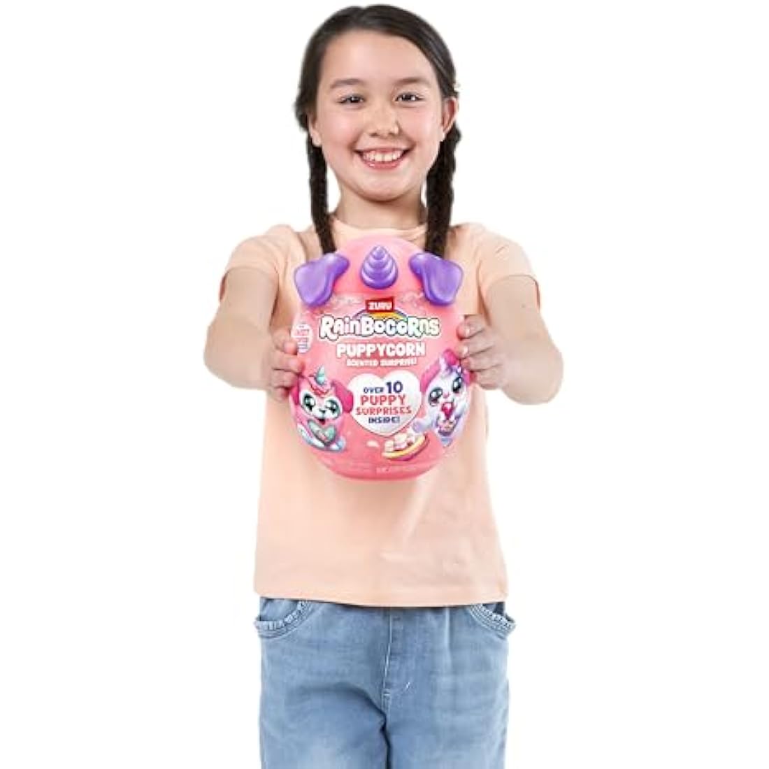 Rainbocorns ZURU Puppycorn Scent Surprise, Poodle, by ZURU Surprise Unboxing Soft Toy, Scented Puppy Plush for Girls (Poodle)
