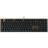 CHERRY KC 200 MX, Mechanical Office Keyboard with Anodised Metal Plate, UK Layout (QWERTY), Wired, MX2A BROWN SWITCHES, Bronze/Black