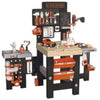 Smoby Black and Decker Kids Mega Centre Workbench with 95+ Accessories Pretend play toy workbench with tools