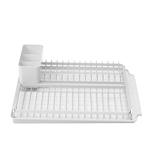 Brabantia 117428 Dish Drainer, Light Grey, 49 x 38.5 x 14 cm, Large