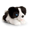 Keel Toys SD2523 Soft Toy Signature Cuddle Puppy Border Collie, Black, White