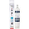 Whirlpool SBS200 Side-by-Side Refrigerator Water Filter, 0.287 kg, Activated Carbon, 6x6x30 cm, 6 Months, 1500 Liters, NSF Certified, White