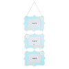 Club Green "Live-Laugh-Love Wooden Frame, Blue, 63 x 27 cm