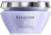 Kérastase Blond Absolu, Anti-Brass Purple Hair Mask, For Lightened & Highlighted Cool Blonde Hair, With Hyaluronic Acid & Edelweiss Flower, Masque Ultra Violet, 200ml