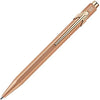 Caran Dache Ballpoint Pen, Brut Rose, with Goliath Blue Medium Cartridge, 849.997
