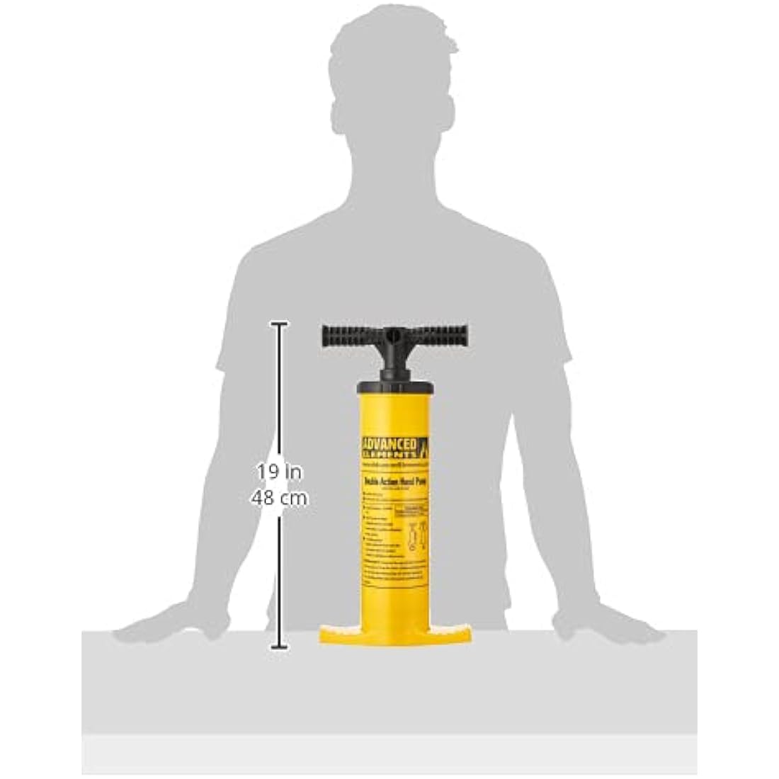 ADVANCED ELEMENTS Double Action Pump w/Pressure Gauge