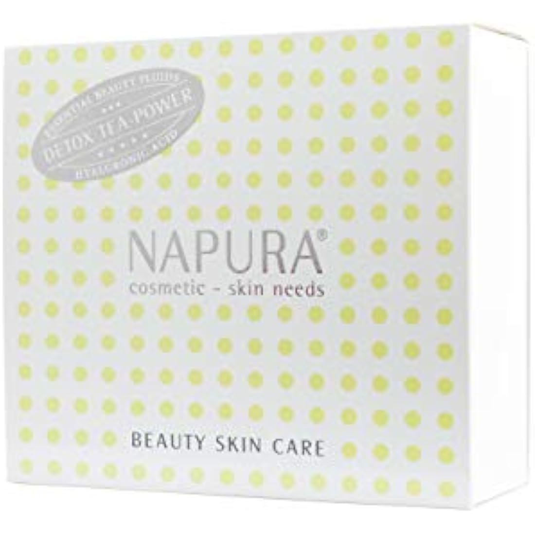 NAPURA Ampoules Detox Tea Power, Hyaluronic Facial Treatment, Care and Protection for Your Skin, Face Care for Dry Skin, 30 x 2 ml