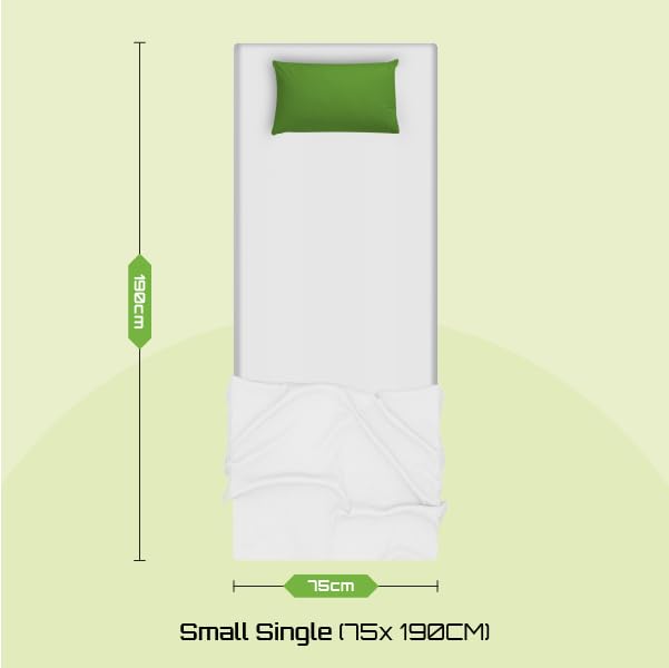 Starlight Beds Waterproof Small Single Mattress. Ideal for Children and the Elderly. Durable, Easy Clean, Sprung Mattress. 2ft6 x 6ft3 (75cm x 190cm)
