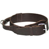 Dingo Brown Collar with a Handle Handmade of Soft Leather Especially for Guard Shepherd Breeds 13107