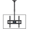 PERLESMITH Ceiling TV Bracket - Adjustable Swivel Ceiling Mount for Most 26-65 inch TVs, Full Motion Ceiling TV Mount, Supports up to 50kg, Max VESA 400x400mm, PSCM2-E
