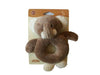 SOFT ELEPHANT DESIGN PLUSH RING RATTLE