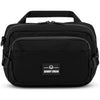 Johnny Urban Bum Bag Black - Travis - Large Waist Bag for Travel Hiking Outdoor - Breathable Airmesh & Adjustable Strap - Many Pockets with Zippers - Accessory Add On for Backpack