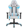 Oversteel - ULTIMET Professional Gaming Chair, Breathable Fabric, 2D Armrests, Height Adjustable, 180° Reclining Backrest, Gas Piston Class 3, Up to 120Kg, Gray/Blue